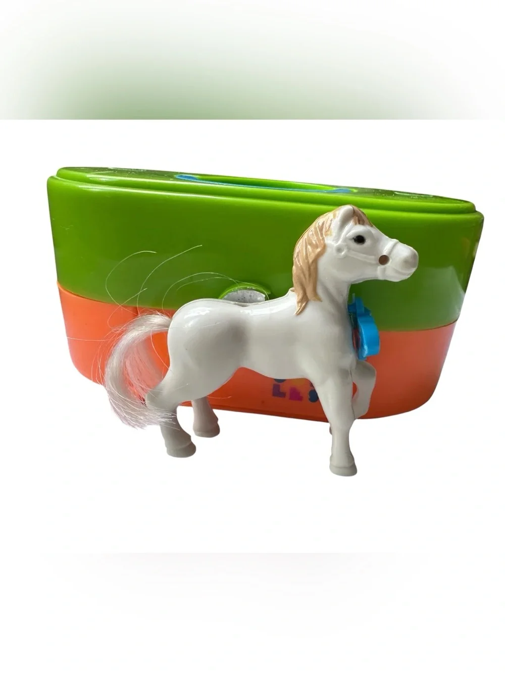1993 Toy Biz Caboodles Mini Playset Horse Stable and Horse‎
